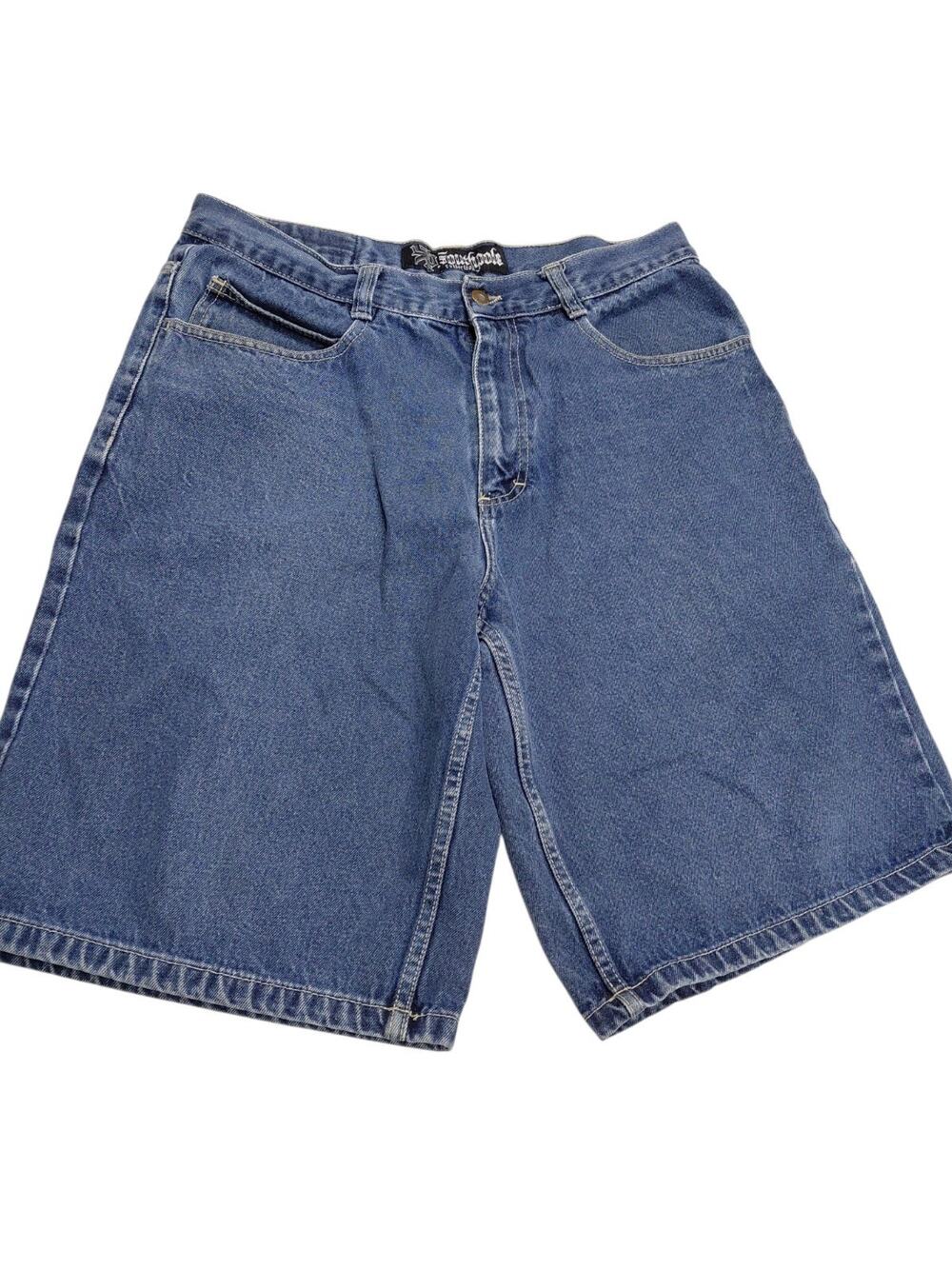 Vintage Southpole Authentic Collection Denim Baggy Shorts Y2K Streetwear SZ 36